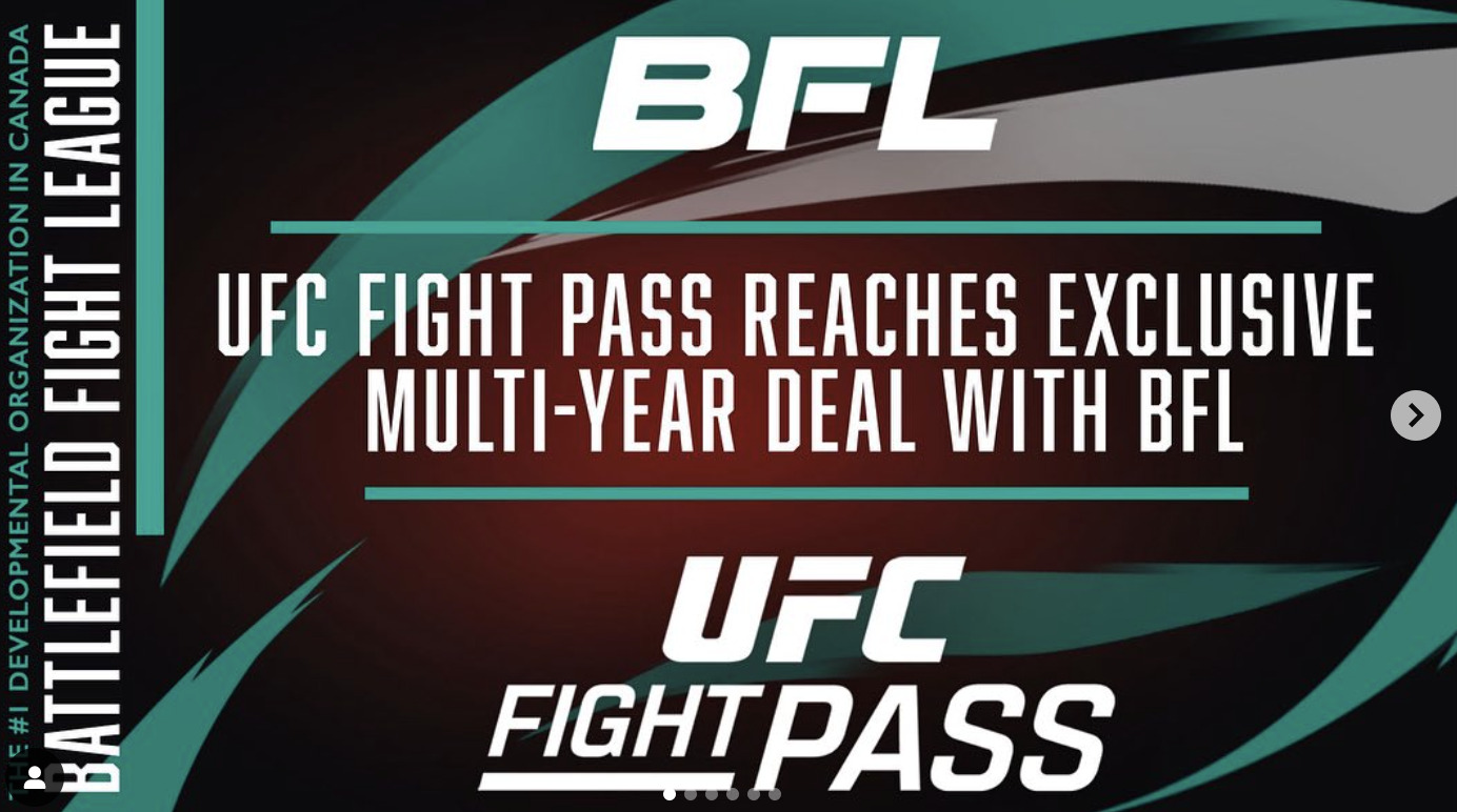 BFL Signs Multi-Year Deal With UFC Fight Pass - MMA Sucka